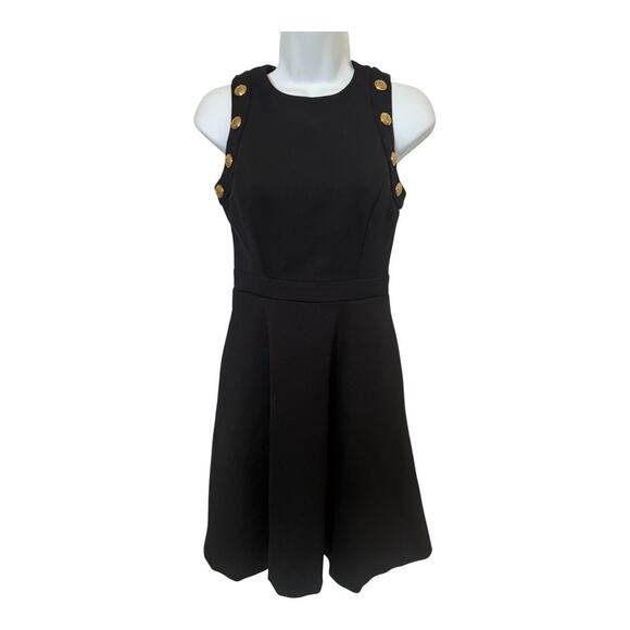 White House Black Market Dresses & Skirts - White House Black Market Sleeveless Dress w/8 Large Gold Studs  00